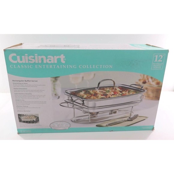 Cuisinart 12" Rectangular Buffet Server NEW NWT - Picture 1 of 3